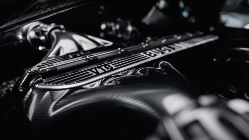 O Bugatti Tourbillon é um supercarro híbrido que possui um motor V16 de 1800 cavalos e pode alcançar 446 km/h - Divulgação /Bugatti
