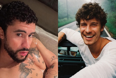 Bad Bunny posa só de cueca e Shawn Mendes vai à loucura: 'Guapo'