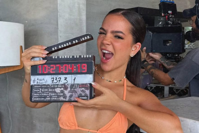 Mel Maia mostra bastidores da série 'Os Donos do Jogo'