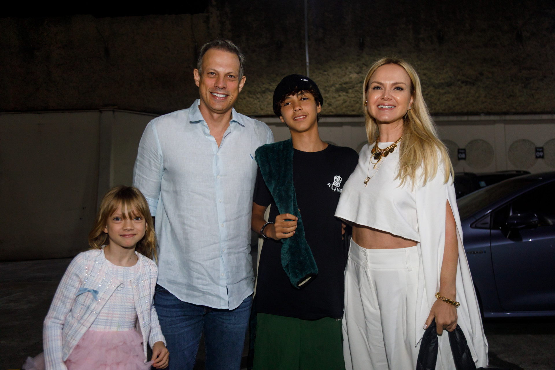 Manuela, Adriano Ricco, Arthur e Eliana - Patrícia Devoraes / Brazil News