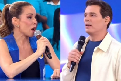 Ana Furtado leva invertida de Celso Portiolli no SBT após falar de Globo