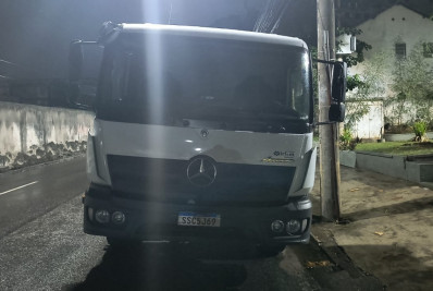 PM impede roubo de caminhão-pipa e prende homem na Zona Norte