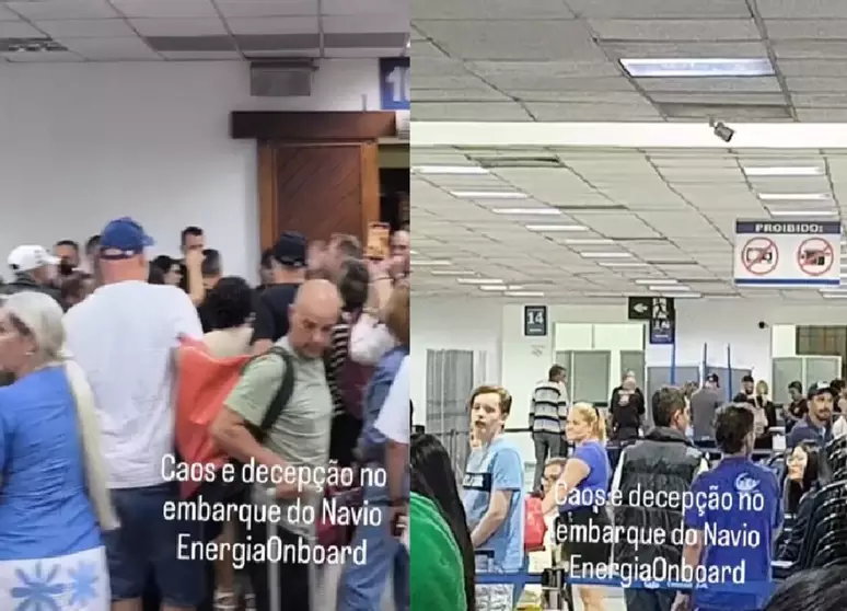 Cruzeiro zarpa do Porto de Santos e deixa cerca de 100 passageiros para trás; entenda