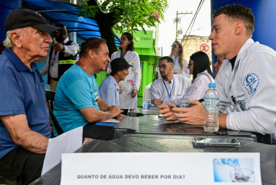 Secretaria de Assistência Social, Saae e Comsea realizam conscientização sobre o Dia da Água