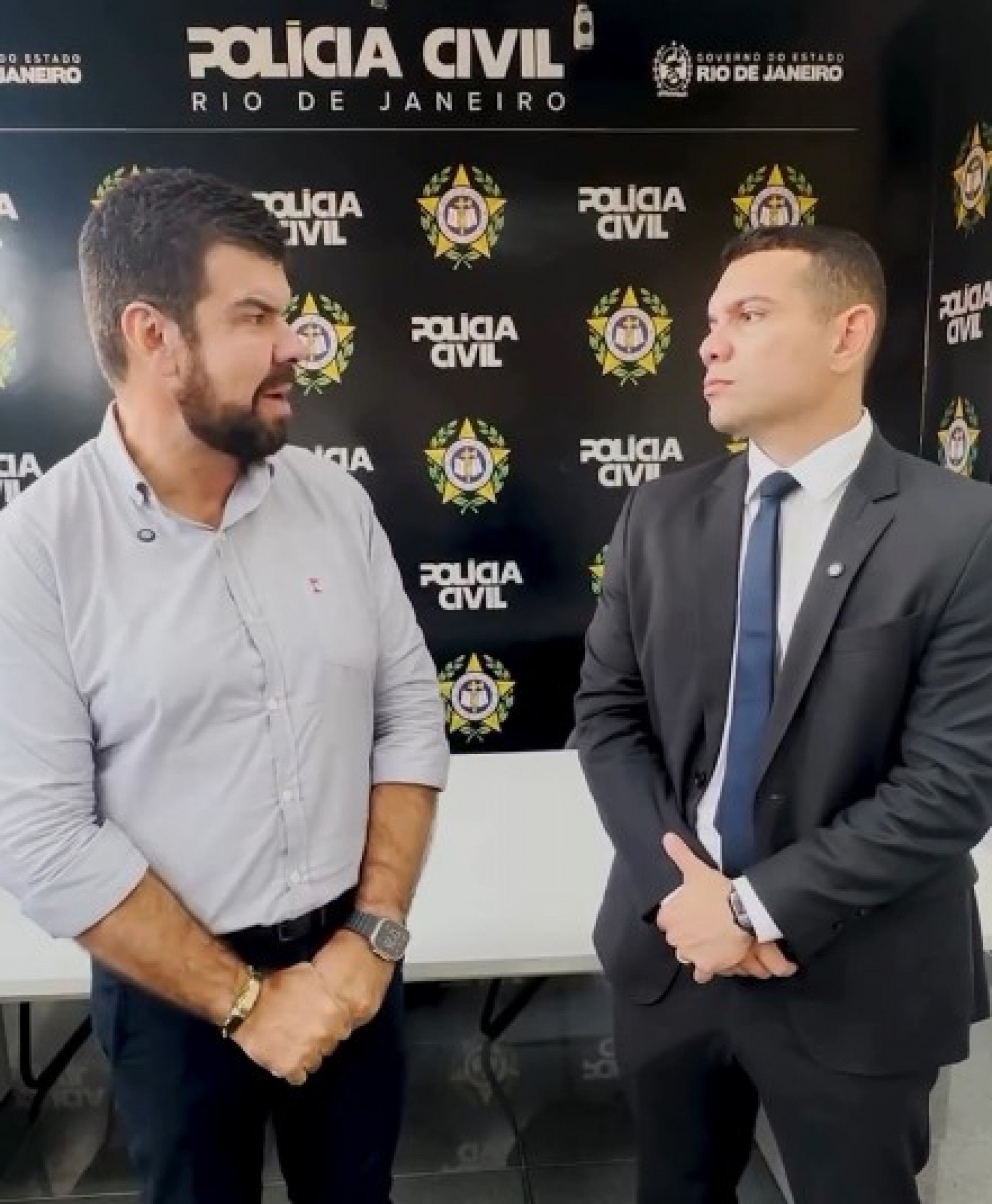 Prefeito Welberth Rezende celebra com delegado e forças de segurança a liderança da 123ª DP no ranking estadual de efetividade