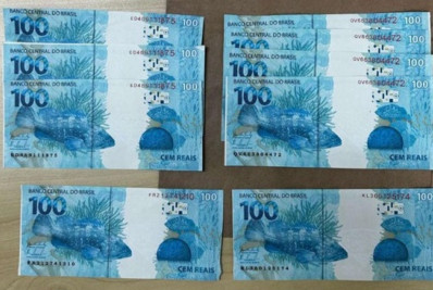 Homem é preso após receber notas falsas por encomenda