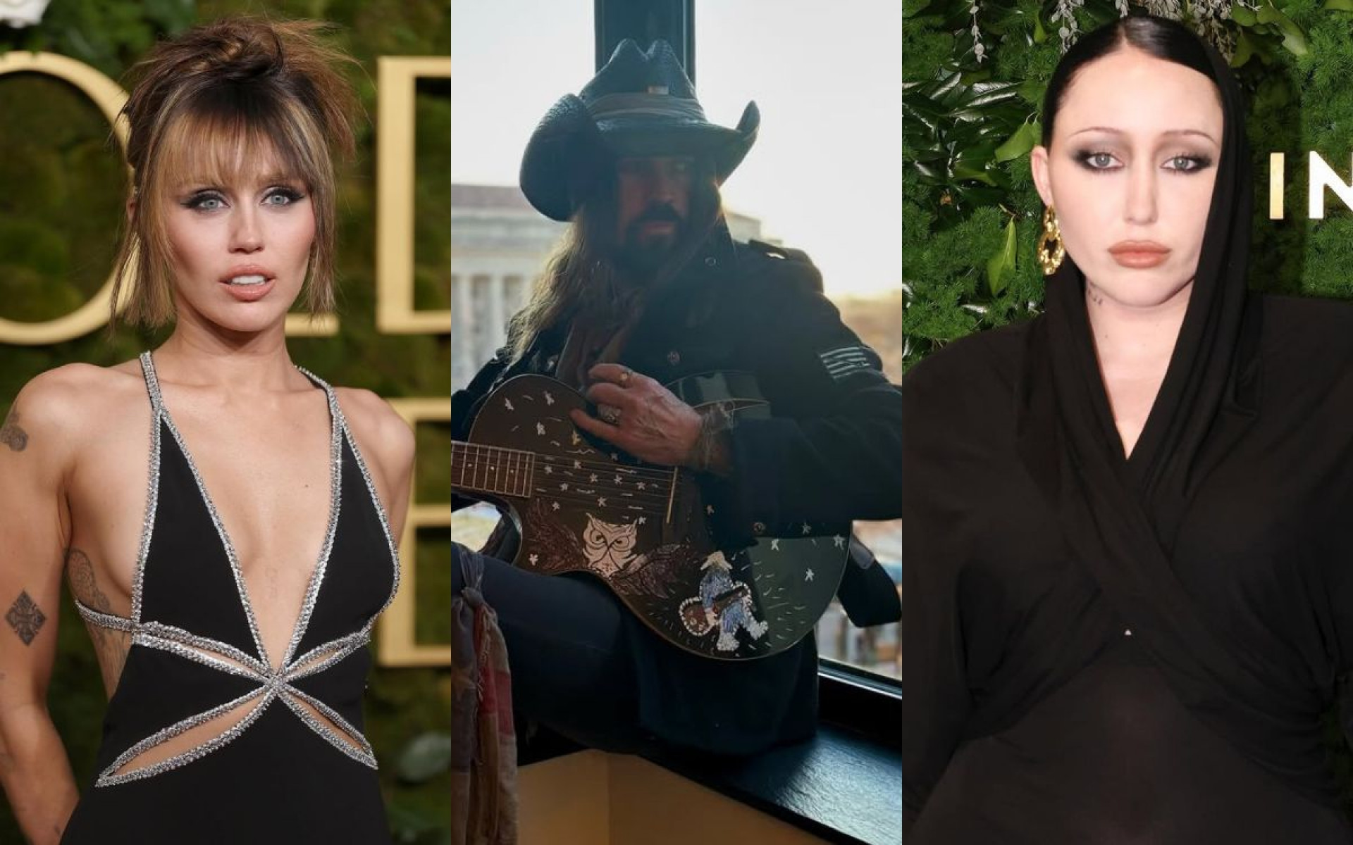 Billy Ray Cyrus se declara para as filhas Miley Cyrus e Noah Cyrus - Reprodução / Instagram