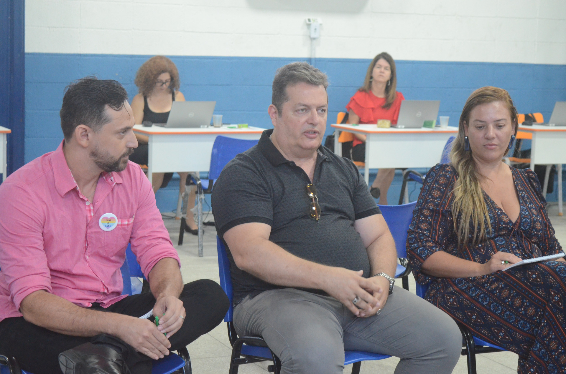 O secret&aacute;rio Ti&atilde;o Pinheiro (centro), reafirmou o compromisso da atual gest&atilde;o na promo&ccedil;&atilde;o da conscientiza&ccedil;&atilde;o e enfrentamento ao racismo - Elias Nicacio