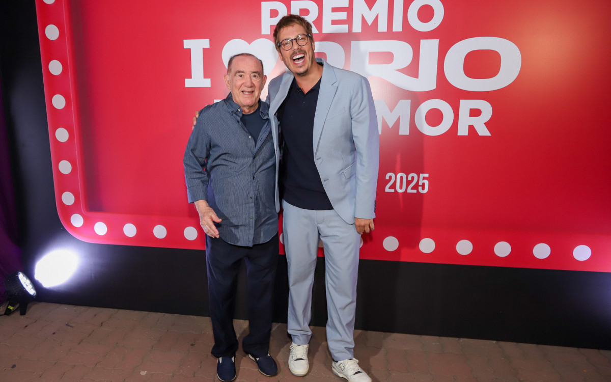 Renato Aragão e Fábio Porchat