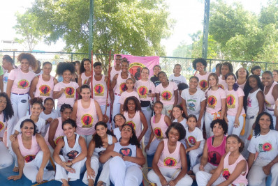 Mulheres capoeiristas agitaram a Vila Olímpica de Queimados