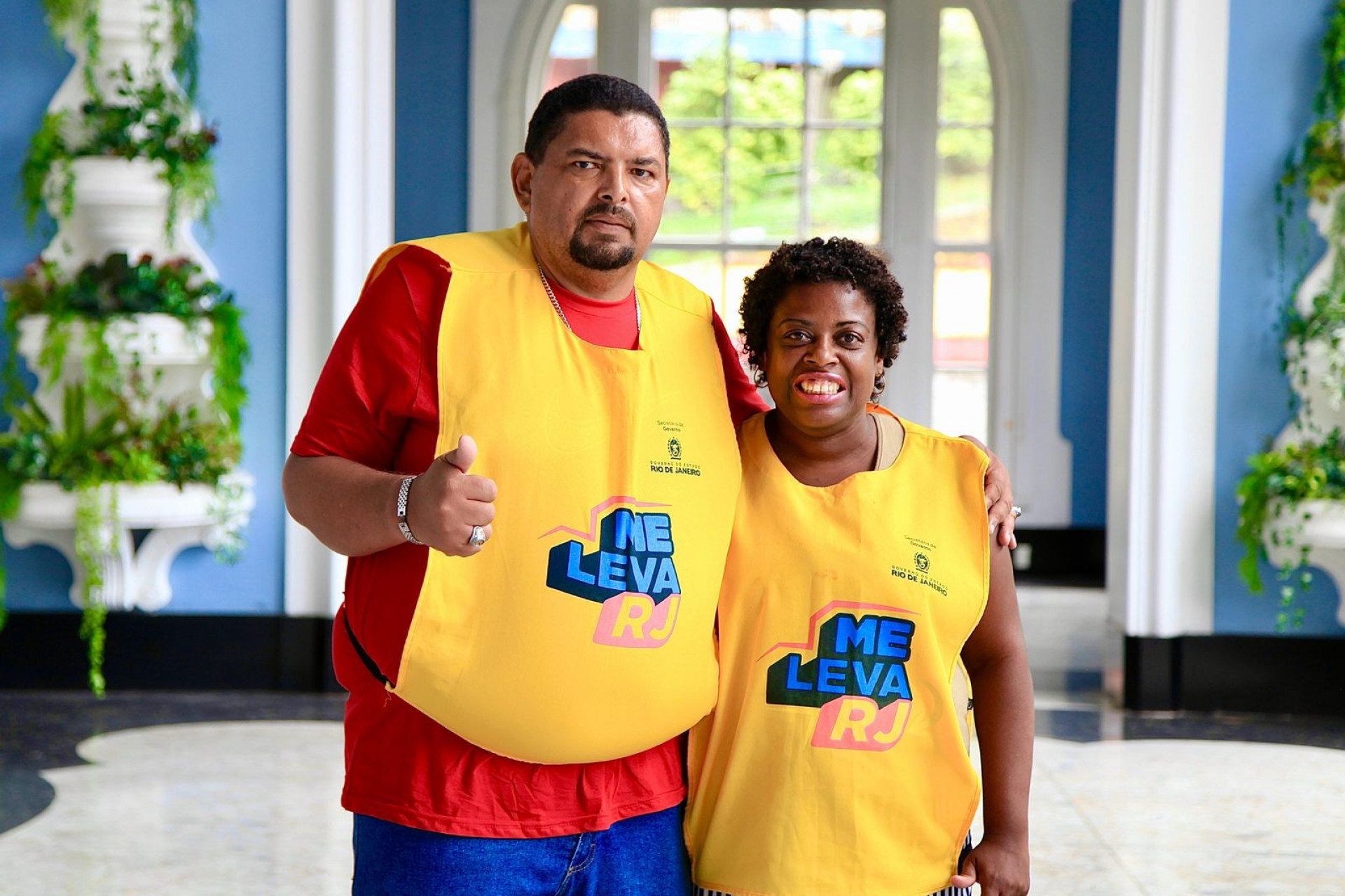 Os usu&aacute;rios do CAPS Vonica, Adriano e Priscila, ficaram satisfeitos com o passeio e curtiram bastante a experi&ecirc;ncia - Sabryna Delfim