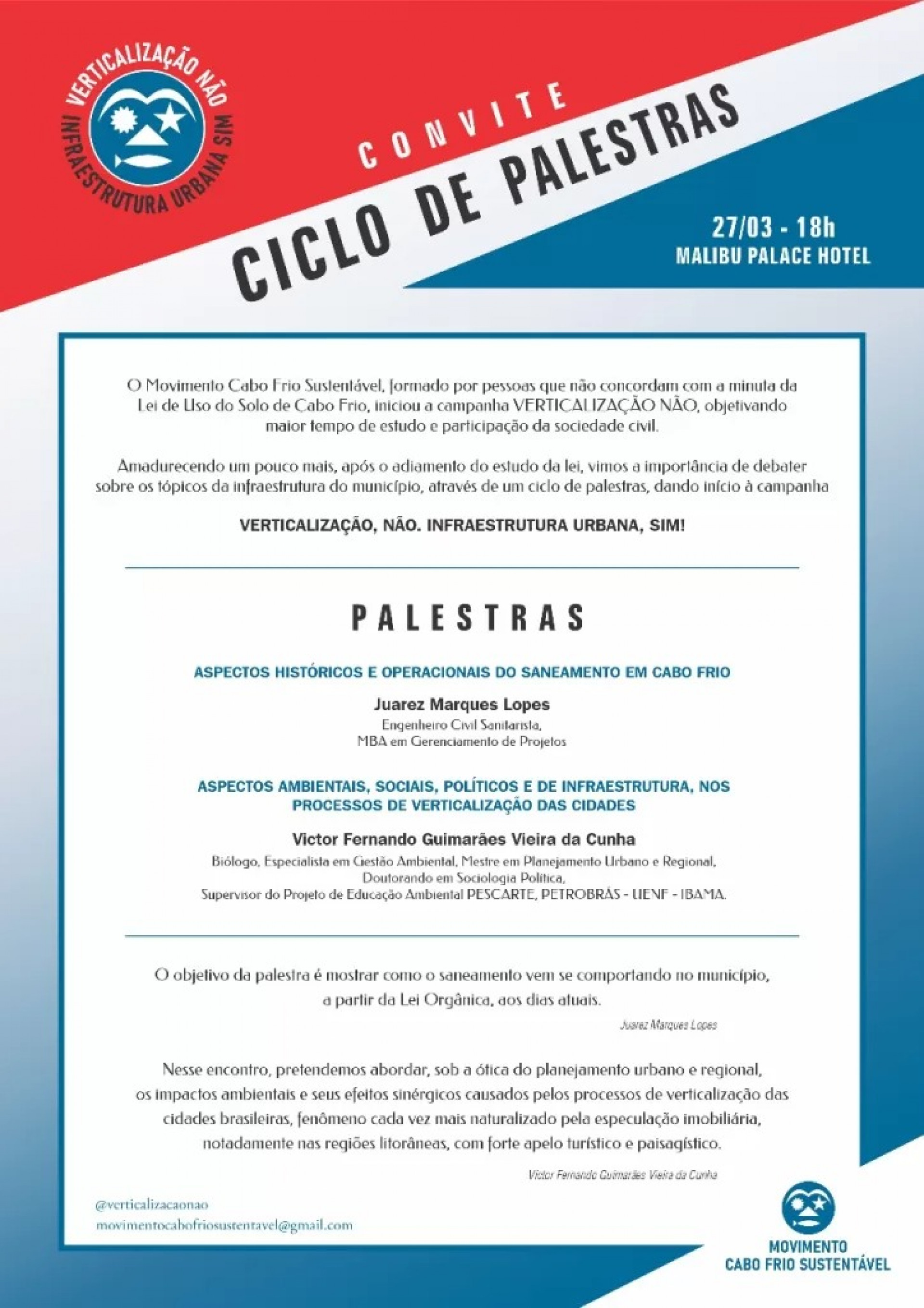 Ciclo de palestras - Reprodu&ccedil;&atilde;o