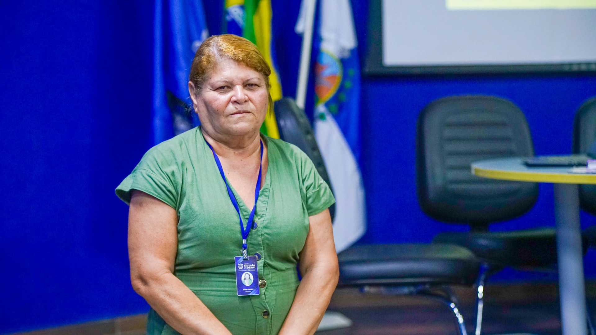 A pedagoga social e servidora municipal Rejane Vicente - Gilberto Rocha