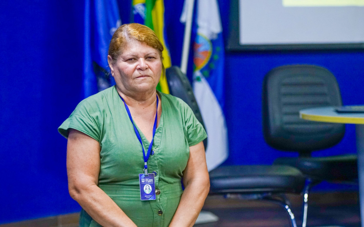 A pedagoga social e servidora municipal Rejane Vicente