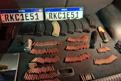 PM apreende granada, munições e carregadores de fuzil em Nilópolis