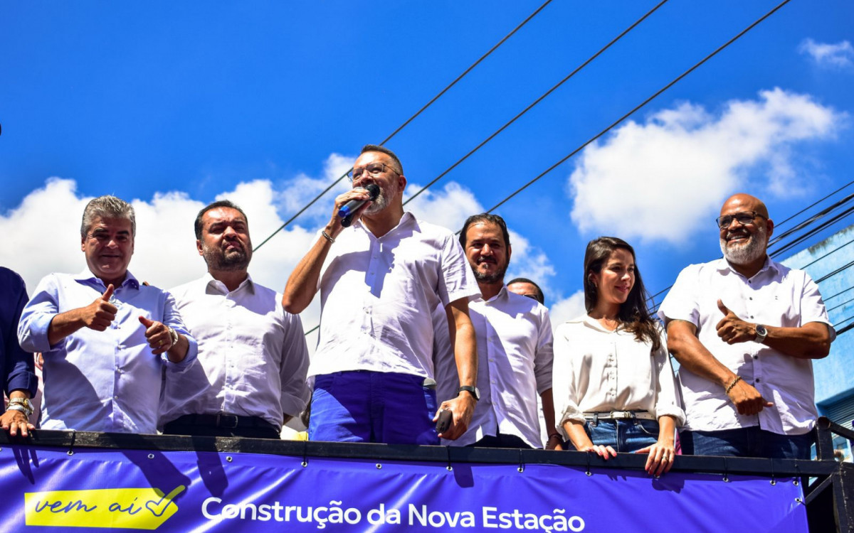 O prefeito Márcio Canella destacou o apoio do governador Cláudio Castro para a implementação da revitalização do centro