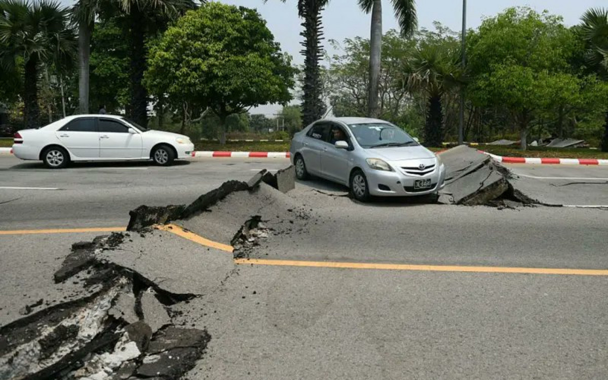 Terremoto abalou grande parte da Tailândia - Reprodução/Redes Sociais