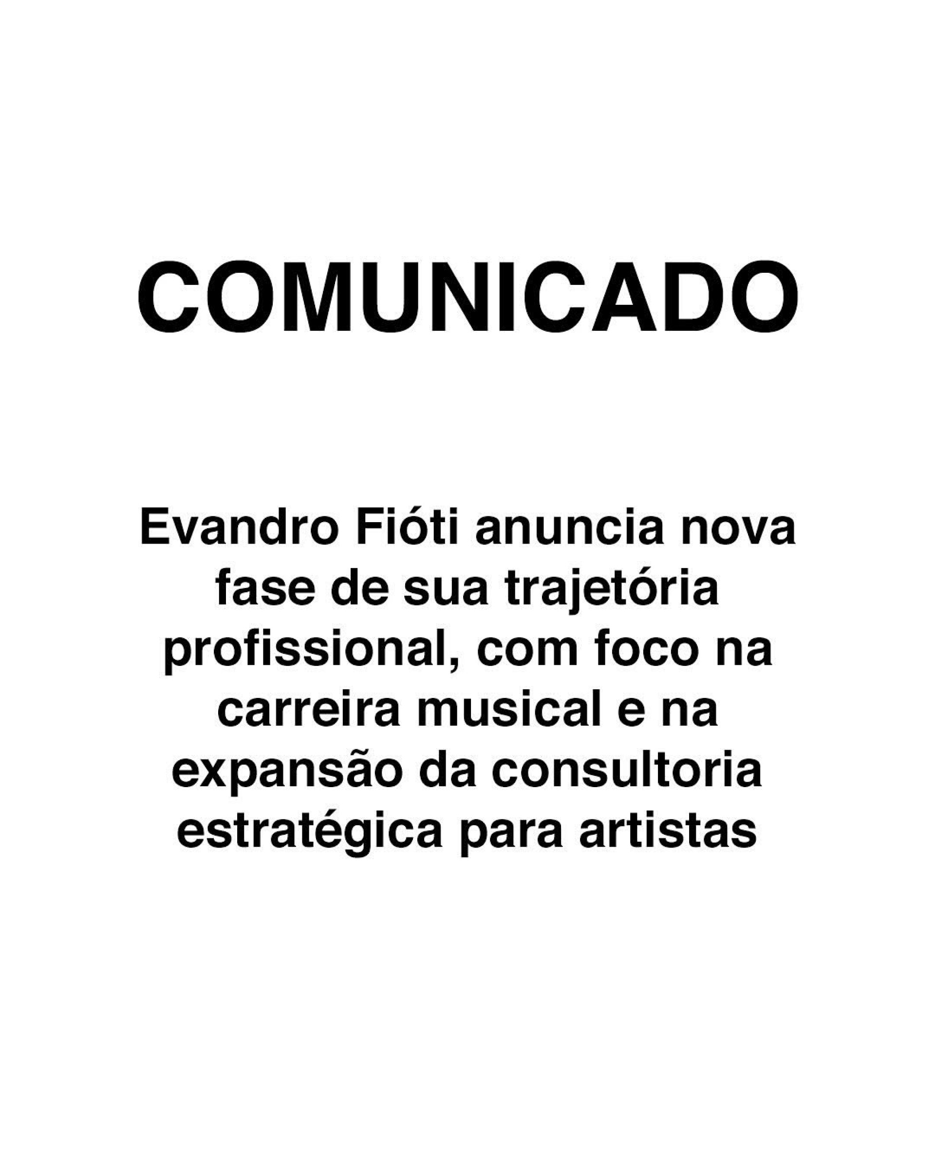 Fióti divulgou comunicado sobre rompimento com Emicida - Reprodução/Instagram