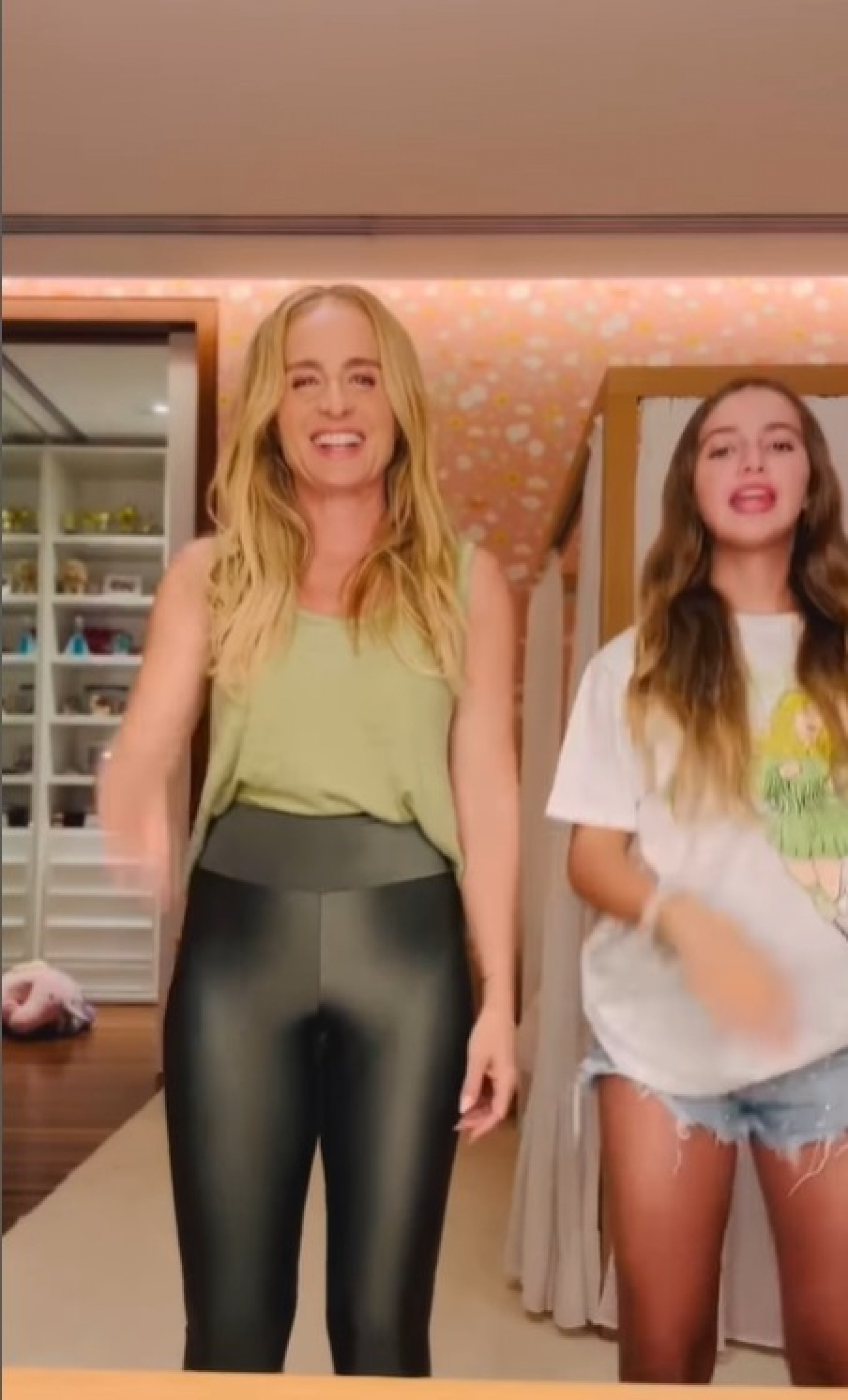 Angelica dança ao lado da filha, Eva - Reprodução Instagram