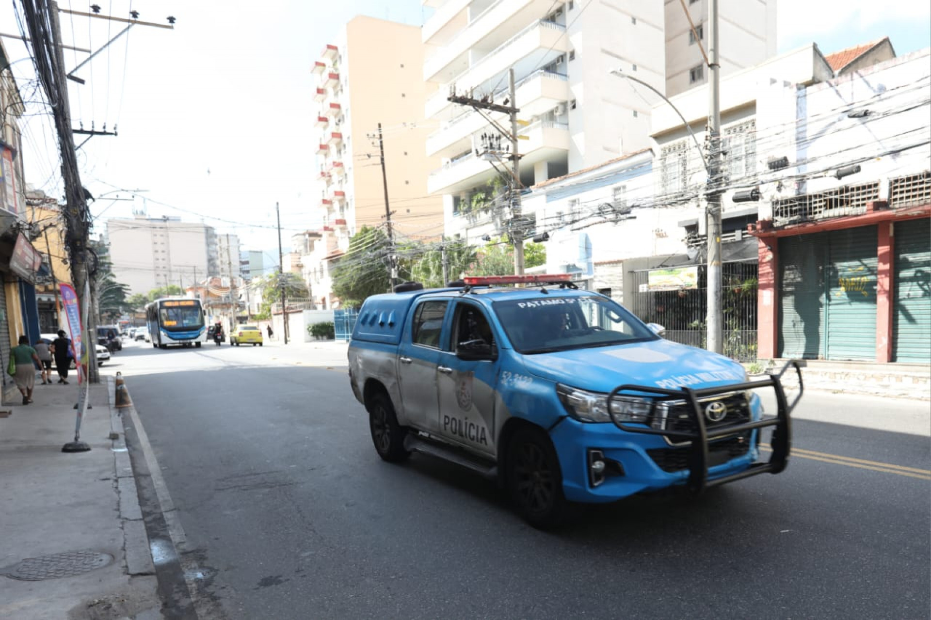 Polícia Militar realiza cerco preventivo no Engenho Novo, após dias de tensão na região - Divulgação/Polícia MPedro Teixeira/Agência O Diailitar