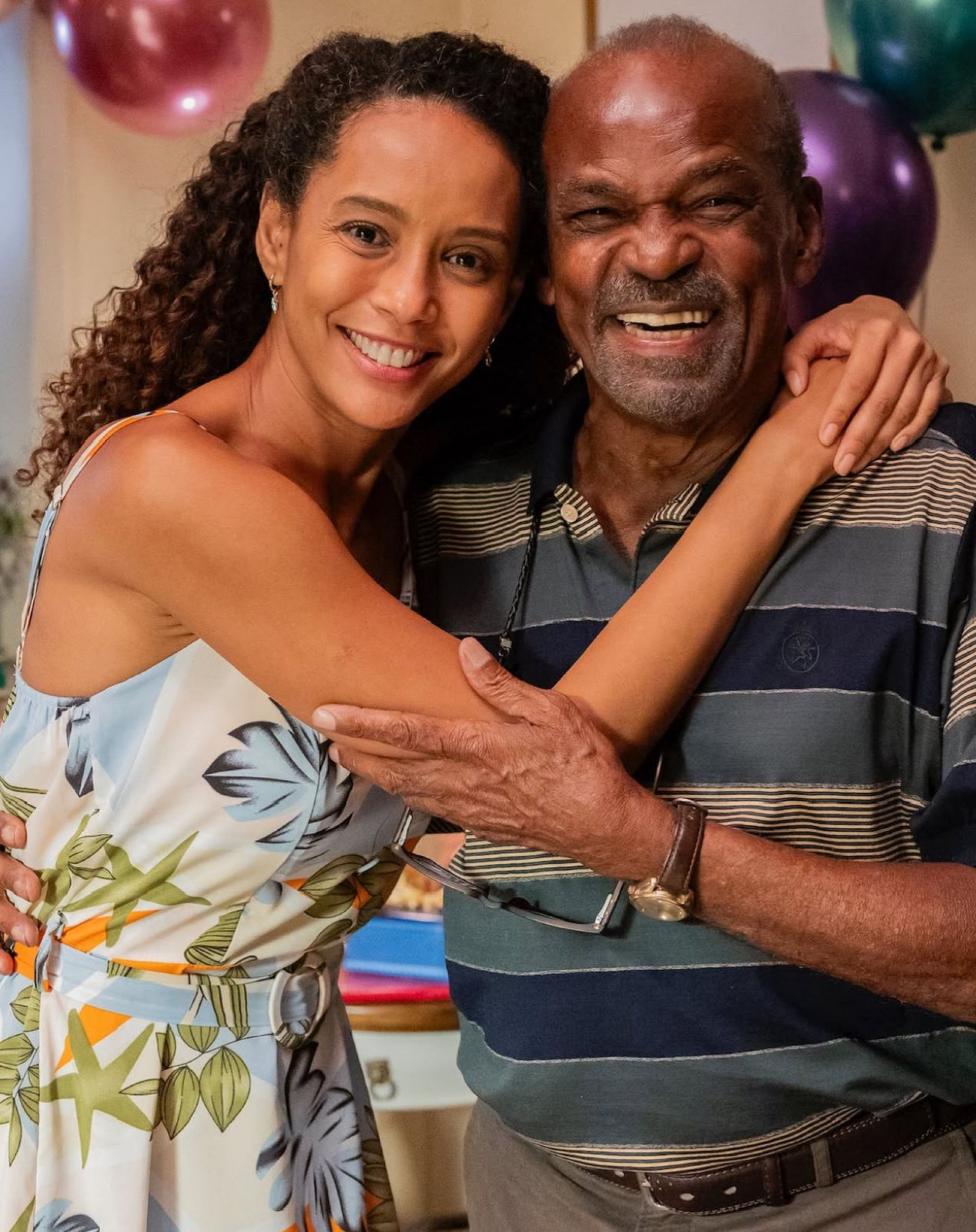 Taís Araujo e Antonio Pitanga  - Reprodução Instagram