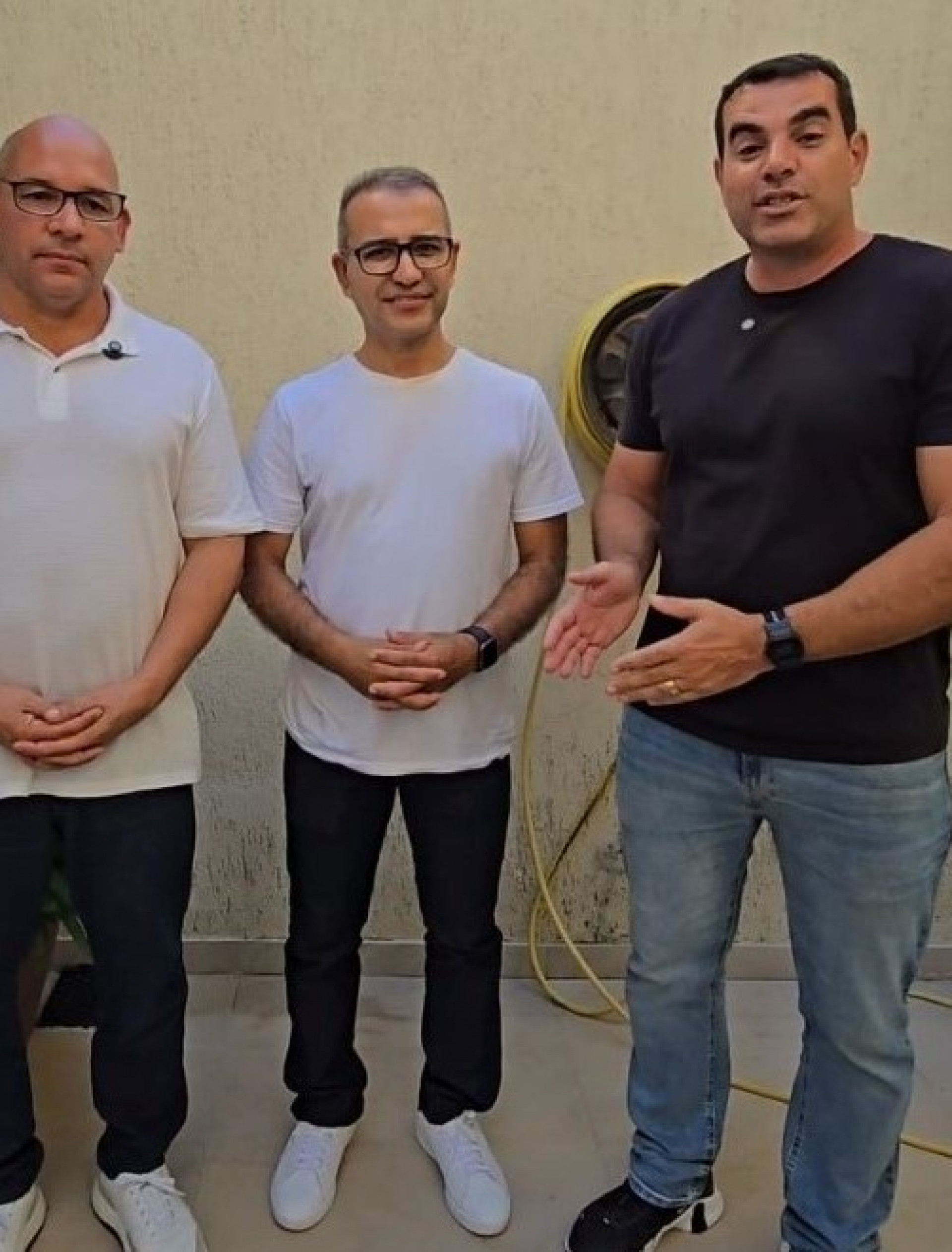 Marcelo Magno, Vantoil Martins e Fabinho Costa