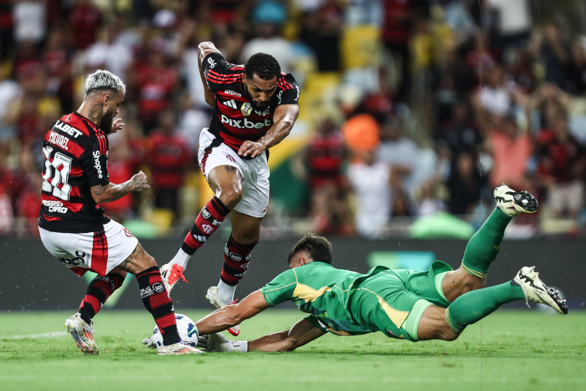 Flamengo enfrentou o Internacional, neste sábado (29), no Maracanã, pela 1ª rodada do Brasileirão - Gilvan de Souza / Flamengo