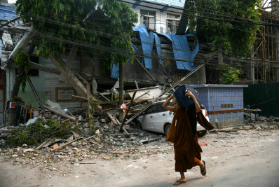 Número de mortos em Mianmar após terremoto sobe para 1,7 mil