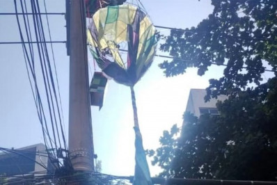 Queda de balão assusta moradores da Tijuca