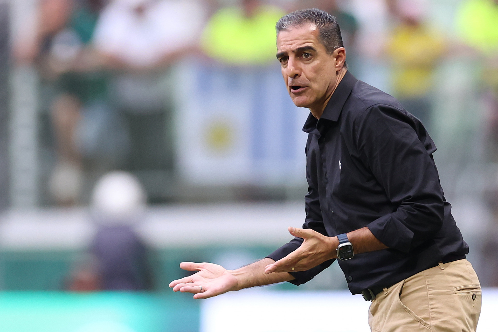 Renato Paiva orienta o time em Palmeiras x Botafogo - Vitor Silva/Botafogo