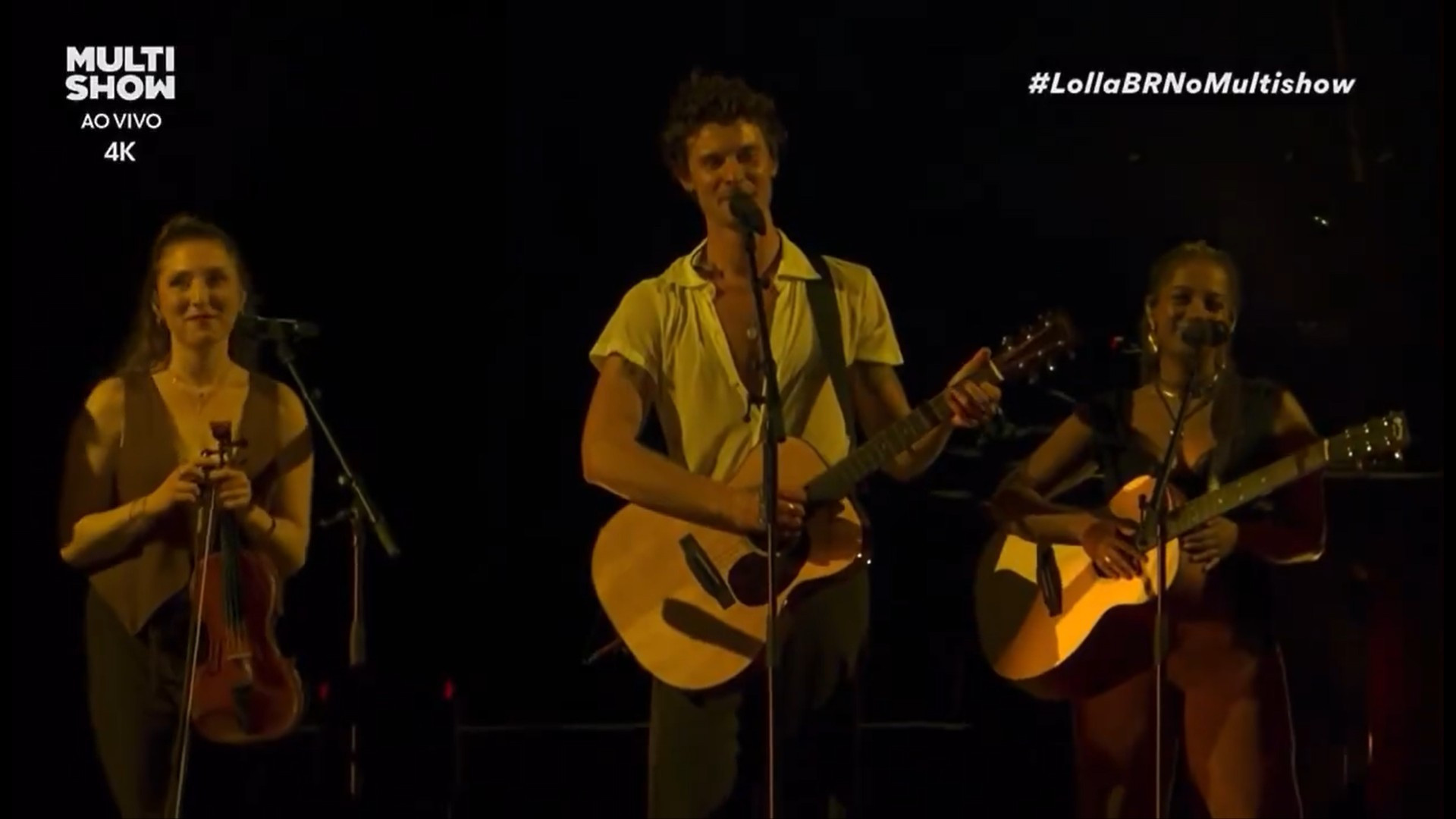 Shawn Mendes se declara para o Brasil no Lollapalooza - Reprodução / Multishow