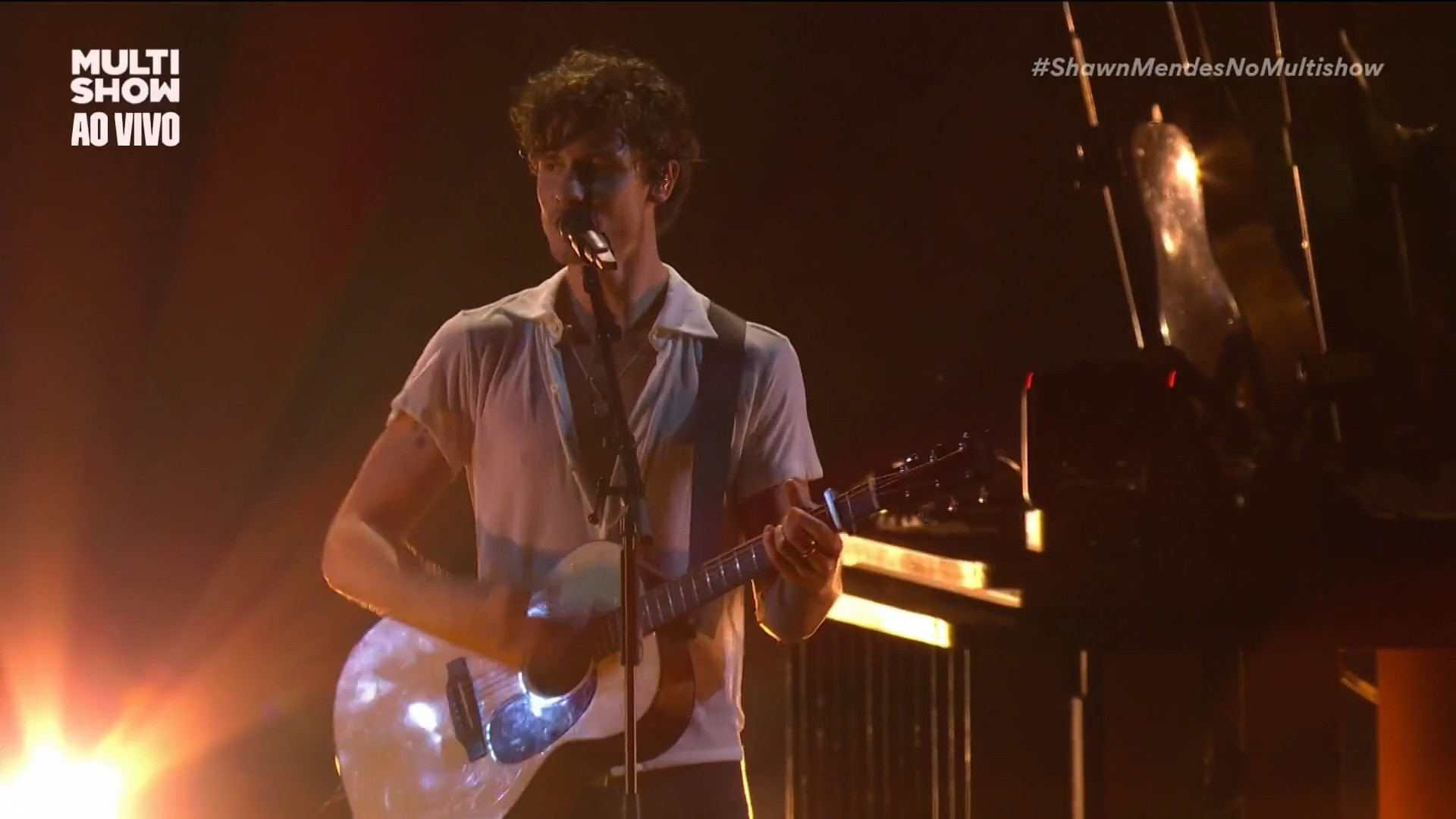 Shawn Mendes se declara para o Brasil no Lollapalooza - Reprodução / Multishow