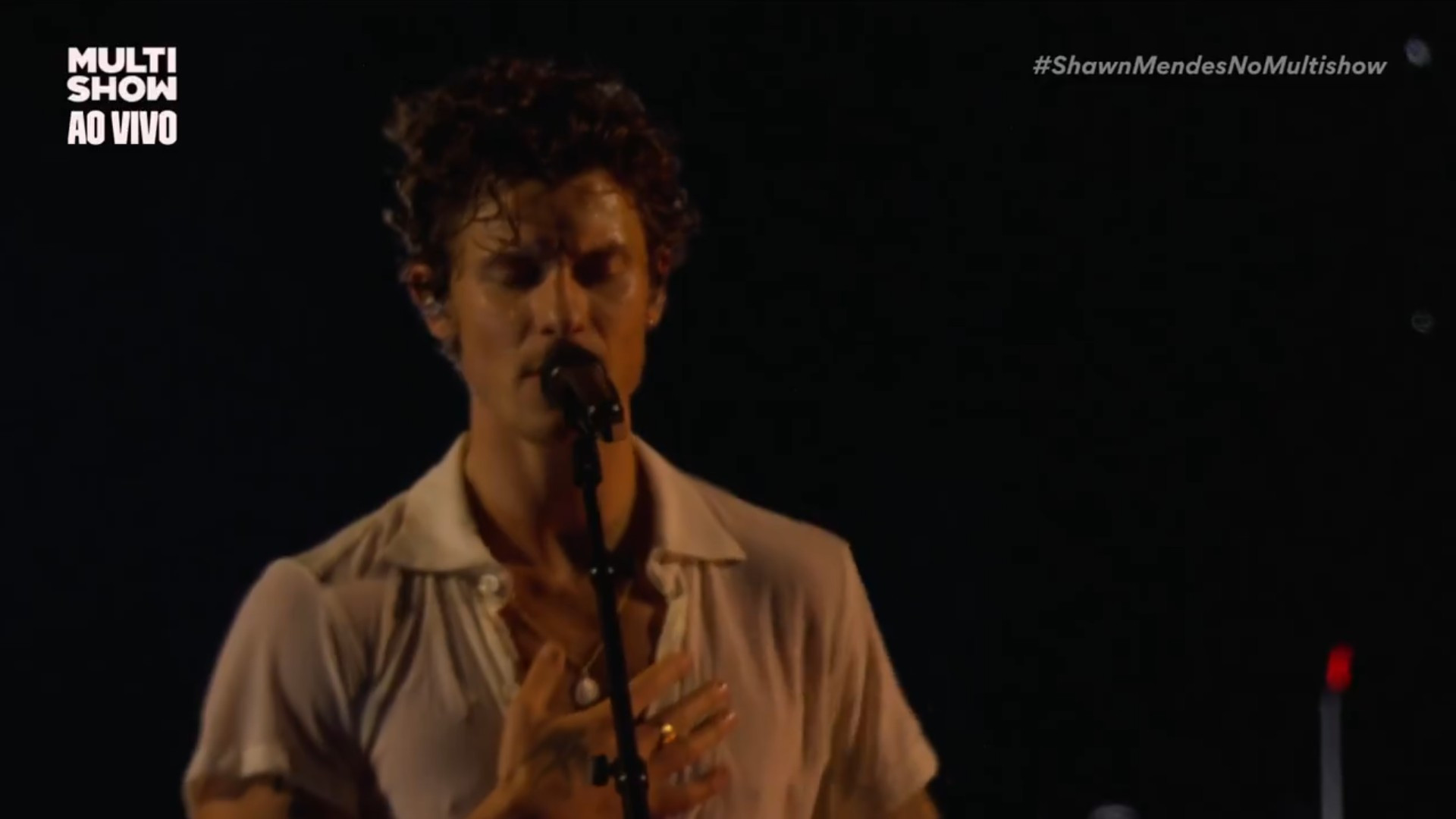 Shawn Mendes se declara para o Brasil no Lollapalooza - Reprodução / Multishow