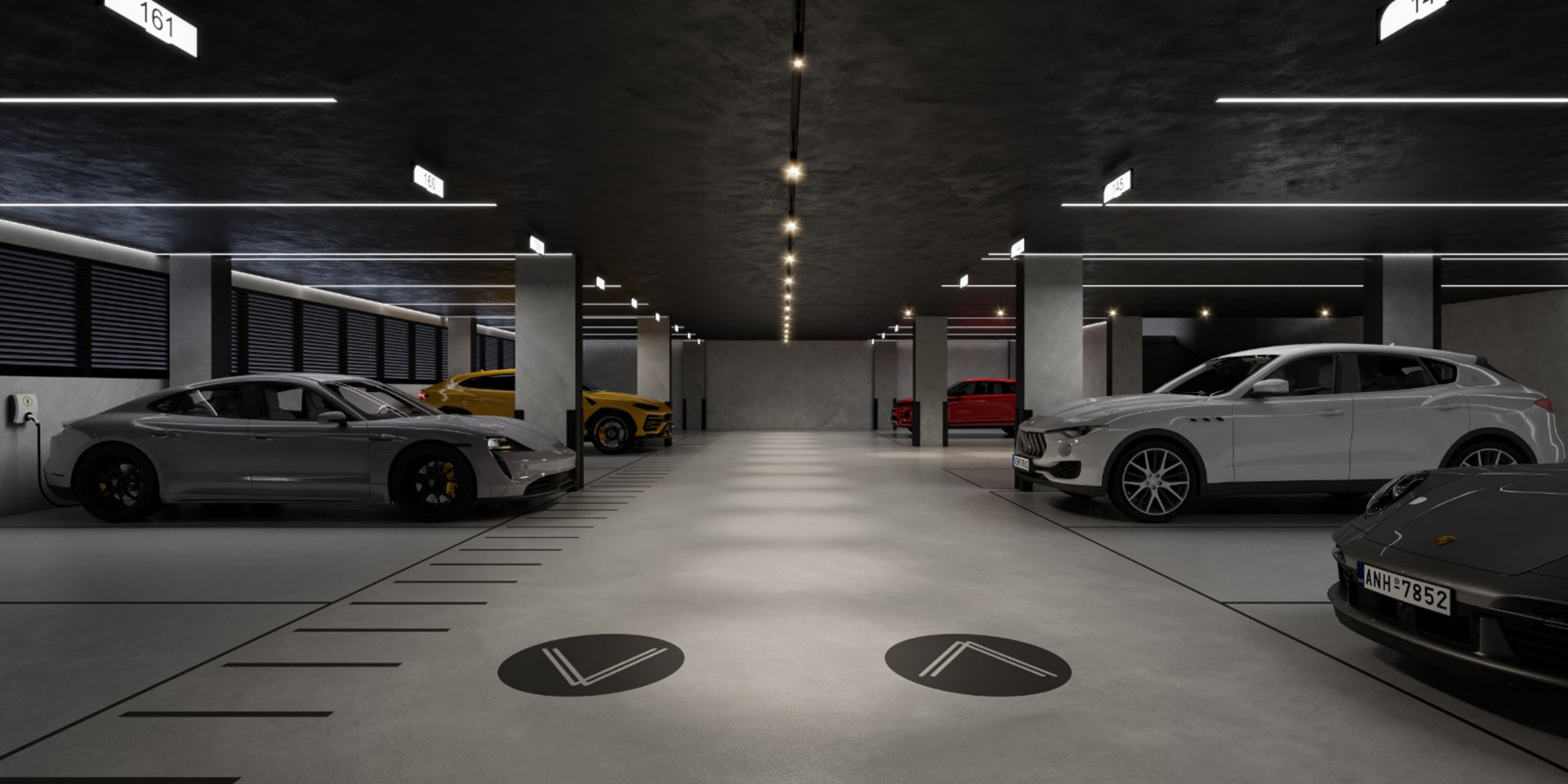 Garagem personalizada de edifício em Itapema (SC) terá cerca de 290 vagas para receber todos os tipos de veículos - Divulgação