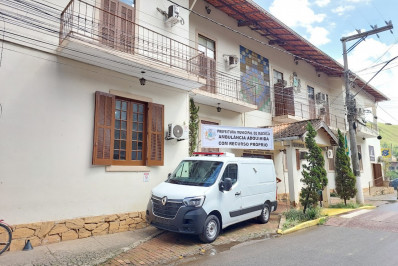Município compra ambulância e reforça atendimentos de urgência