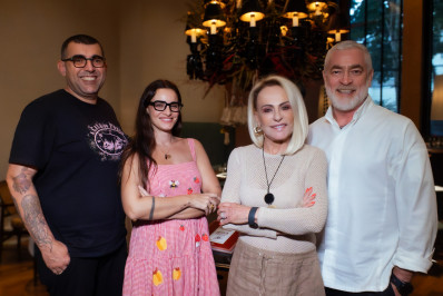 Ana Maria Braga encontra mentores de novo reality culinário