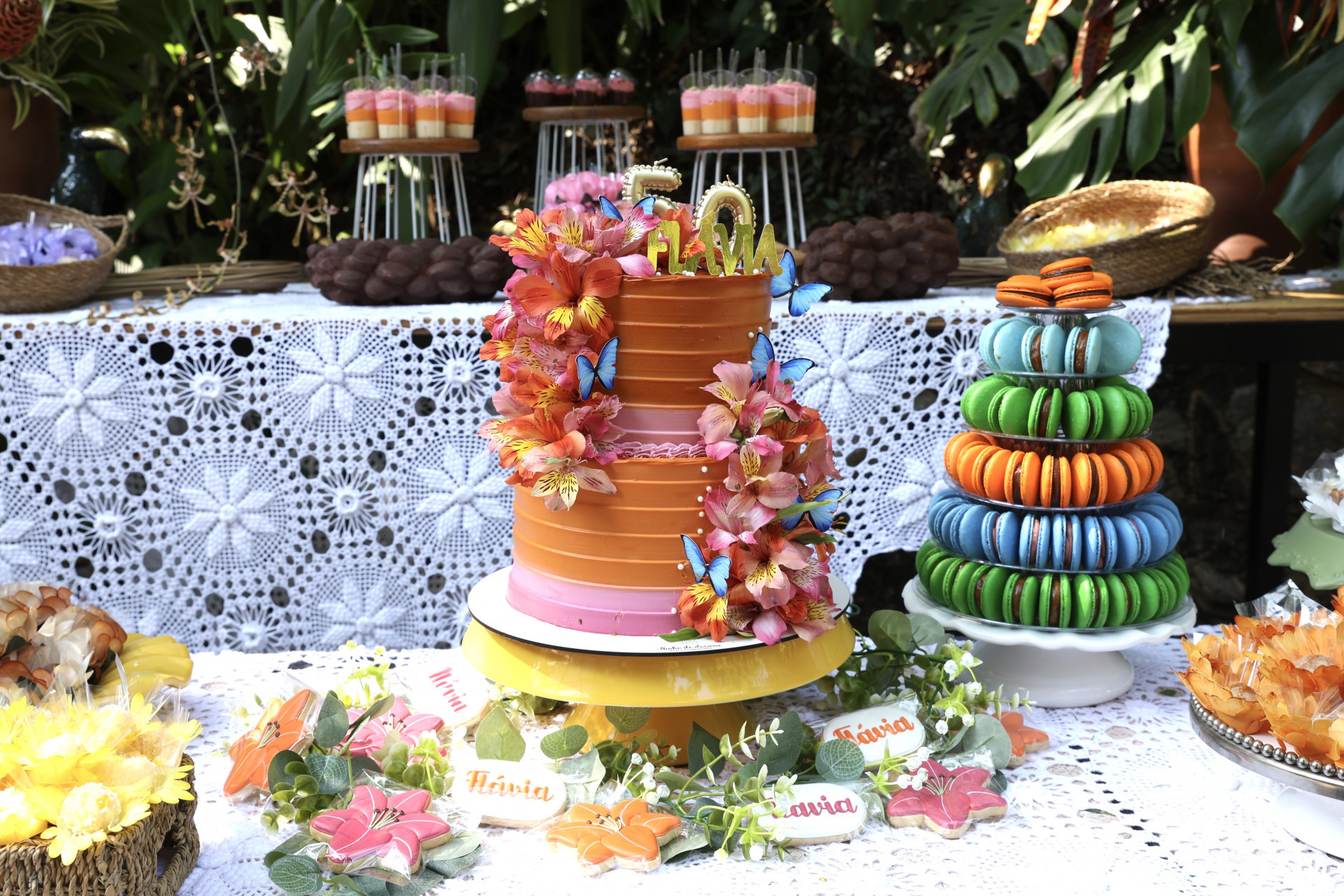 Detalhes da decoração da festa de Flávia Reis - Roberto Filho / Agnews