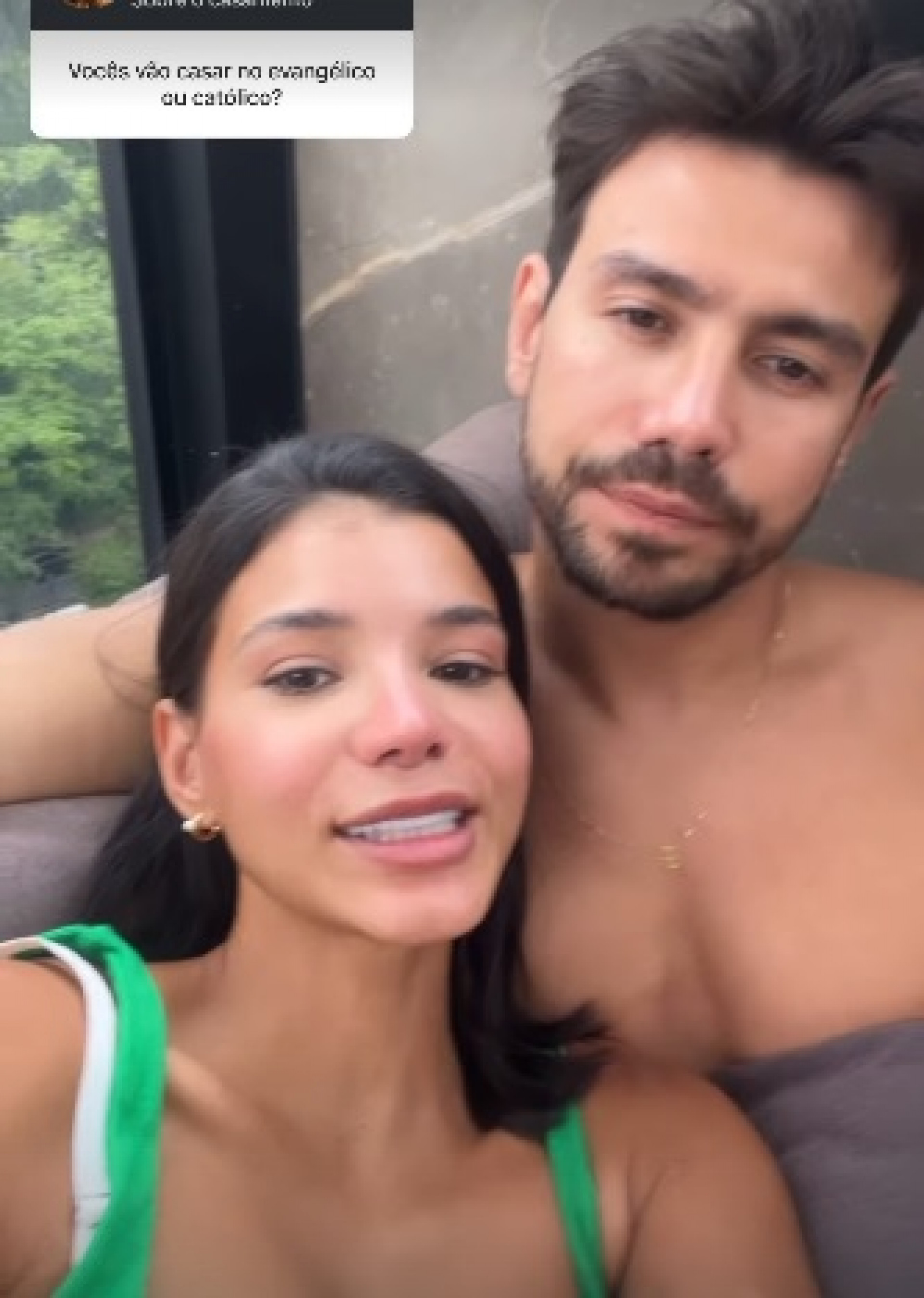 Jakeyne e Mariano contaram que terão casamento ecumênico  - Reprodução/Instagram 