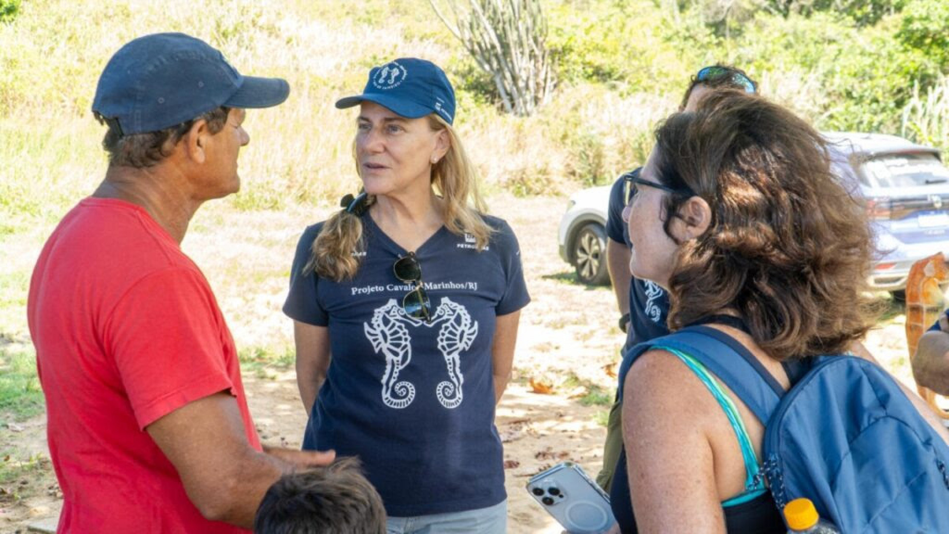 Educa&ccedil;&atilde;o ambiental do Projeto Cavalos-Marinhos - Ascom 