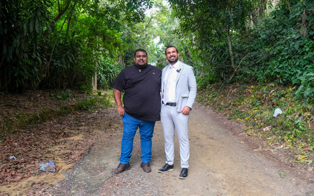 Vereador Marlon Rocha e o secret&aacute;rio de Infraestrutura, Rosalvo Filho. - Divulga&ccedil;&atilde;o