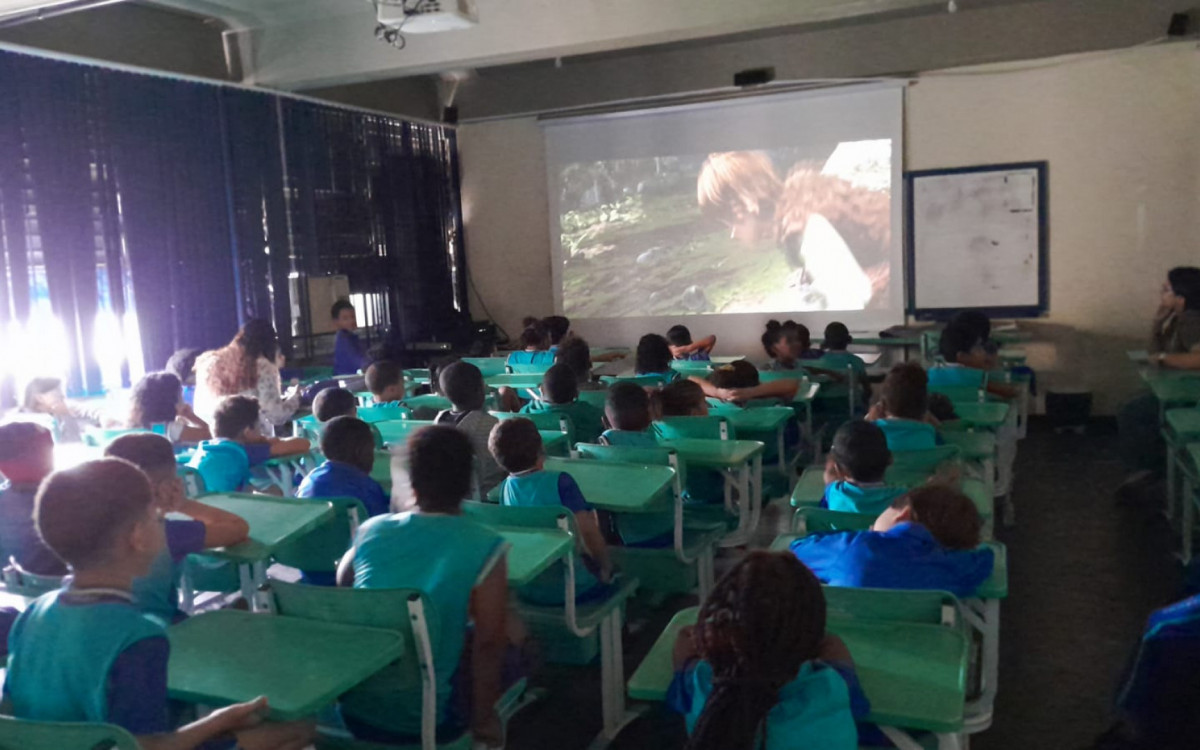 Sessão infantil do CineClube, sucesso garantido nas unidades no estado