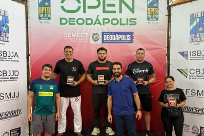 Circuito Open de Jiu-Jitsu da FSMJJ agita Deodápolois-MS com disputas de alto nível