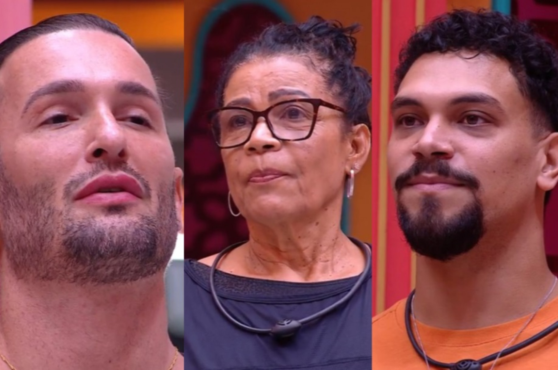 Vilma enfrenta Diego e Vinícius no paredão  - Reprodução/Globoplay