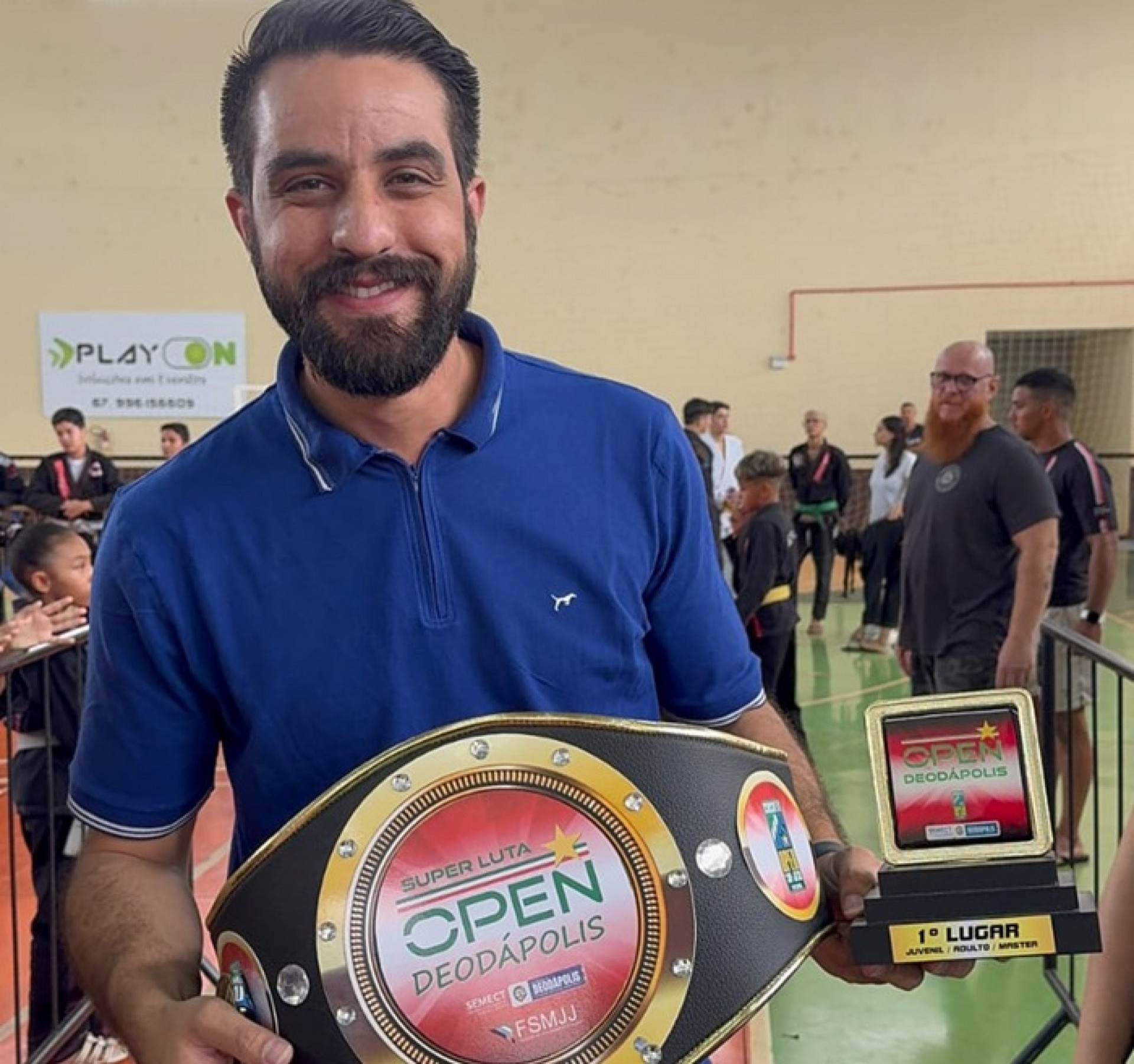 Prefeito Jean Gomes prestigiou o evento   -  (Foto: Divulga&ccedil;&atilde;o)