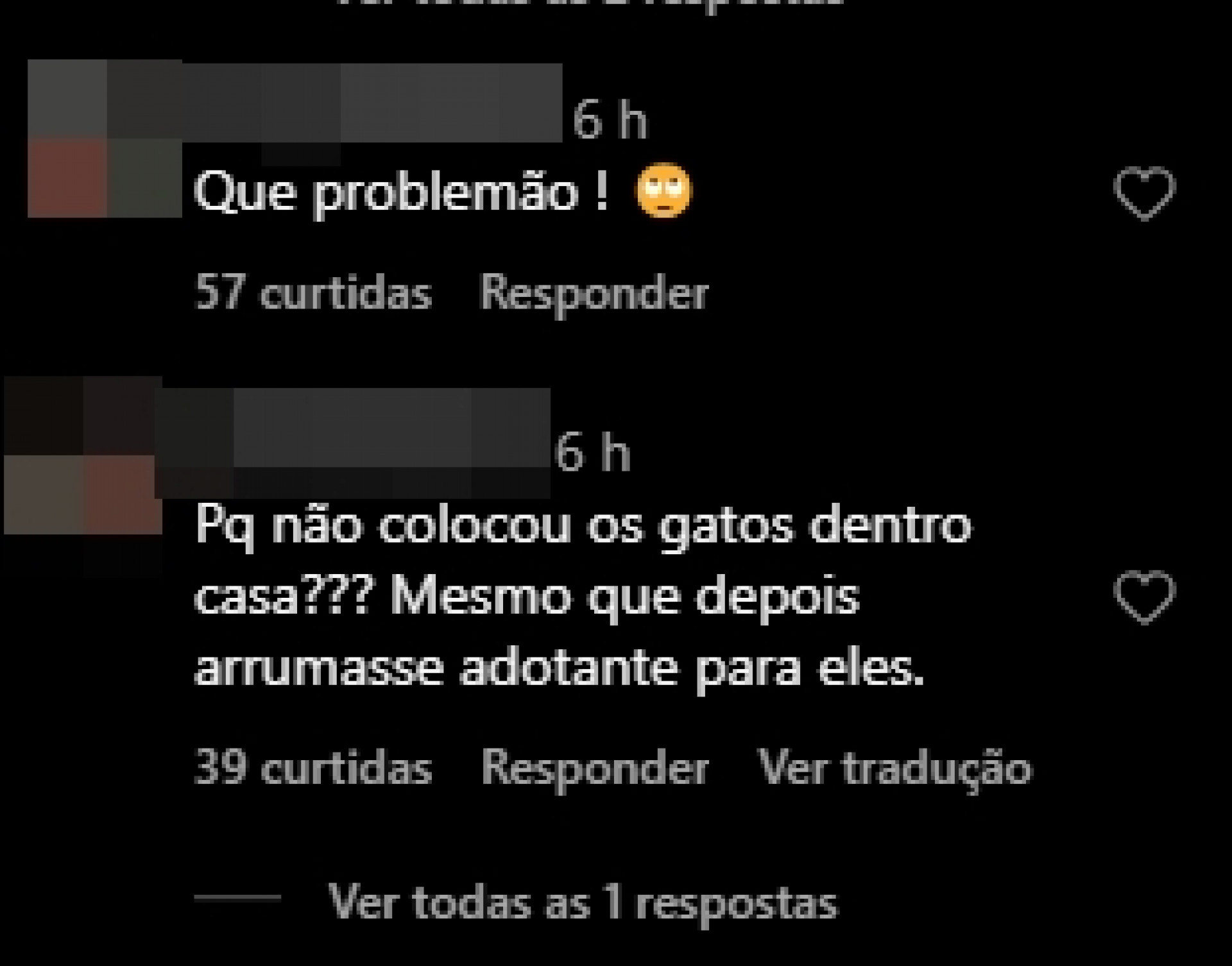 Prints tirados de uma publicação do Instagram - Reprodução/Instagram