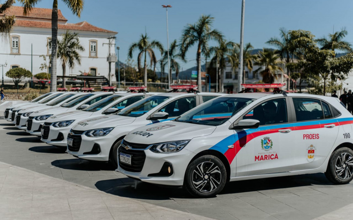 Novas viaturas são entregues para reforçar a segurança na cidade de Maricá