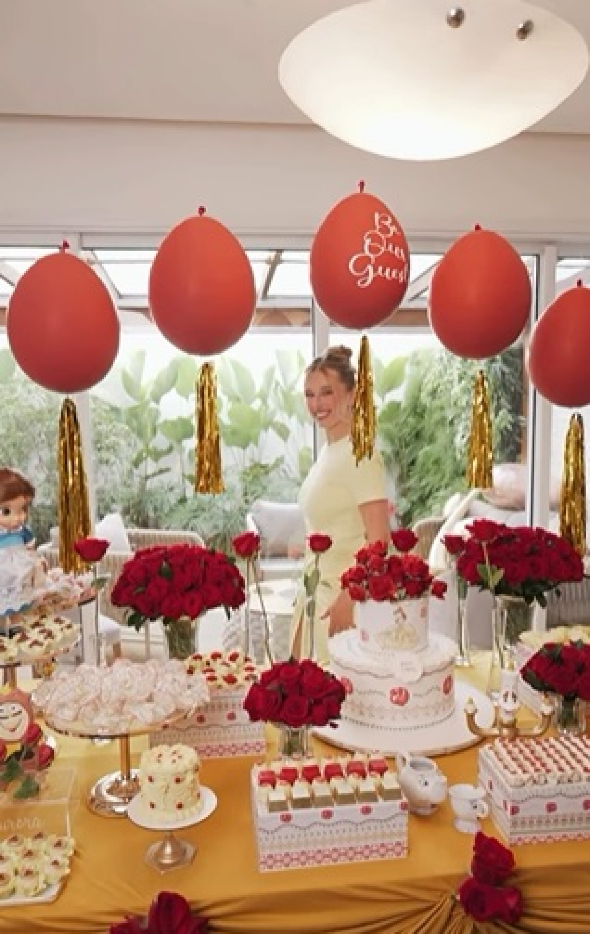 Duda Reis exibiu detalhes da festa para a filha Aurora  - Reprodução/Instagram 