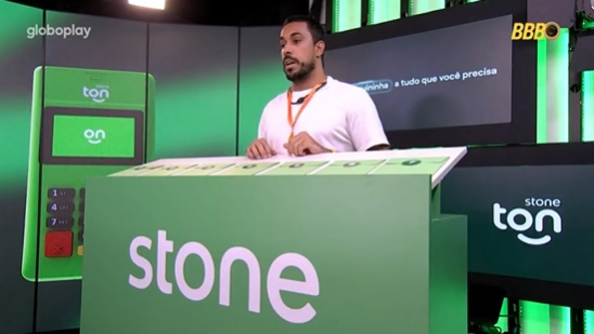 Maike durante dinâmica do 'BBB 25' - Reprodução de Vídeo