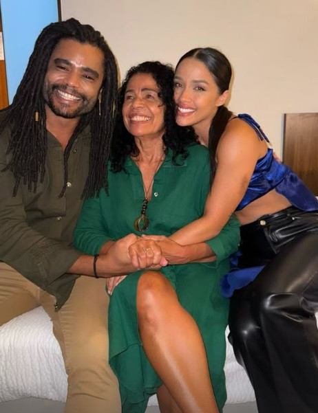 Diogo Almeida, Vilma e Eva - Reprodução do Instagram