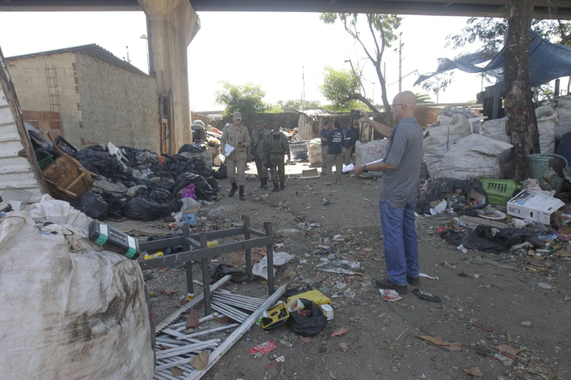 Corpo de Bombeiros participa de operação no Morar Carioca, em Triagem - Reginaldo Pimenta/Agência O Dia